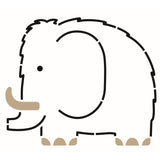 Schablonen Dinosaurier