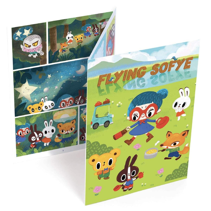 Rubbelbilder: Flying Sofye