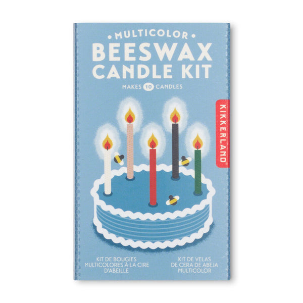 Bienenwachskerzen-Kit Mehrfarbig (Kikkerland Multicolor Beeswax Candle Kit)