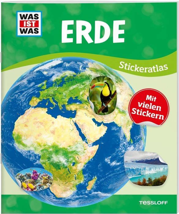 WIW Stickeratlas Erde - WELTENTDECKER