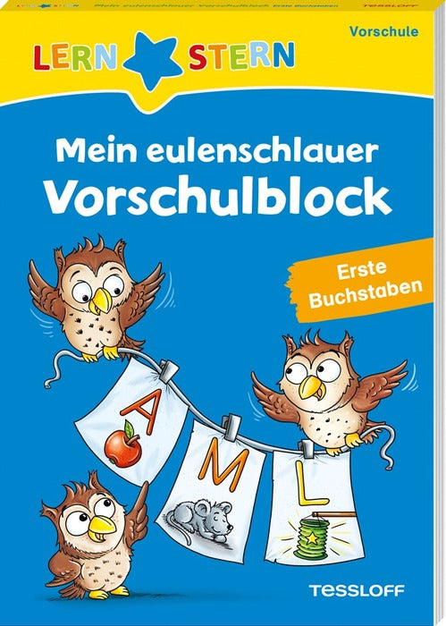 LERNSTERN Mein eulenschlauer Vorschulblock Erste Buchstaben