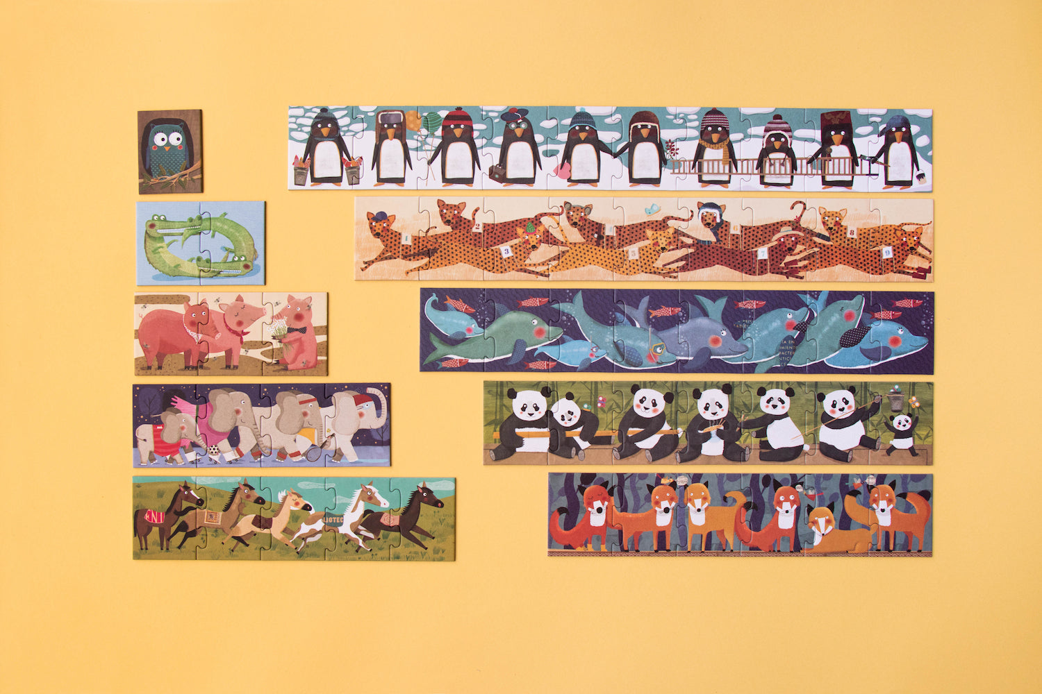 Puzzle - 10 Penguins