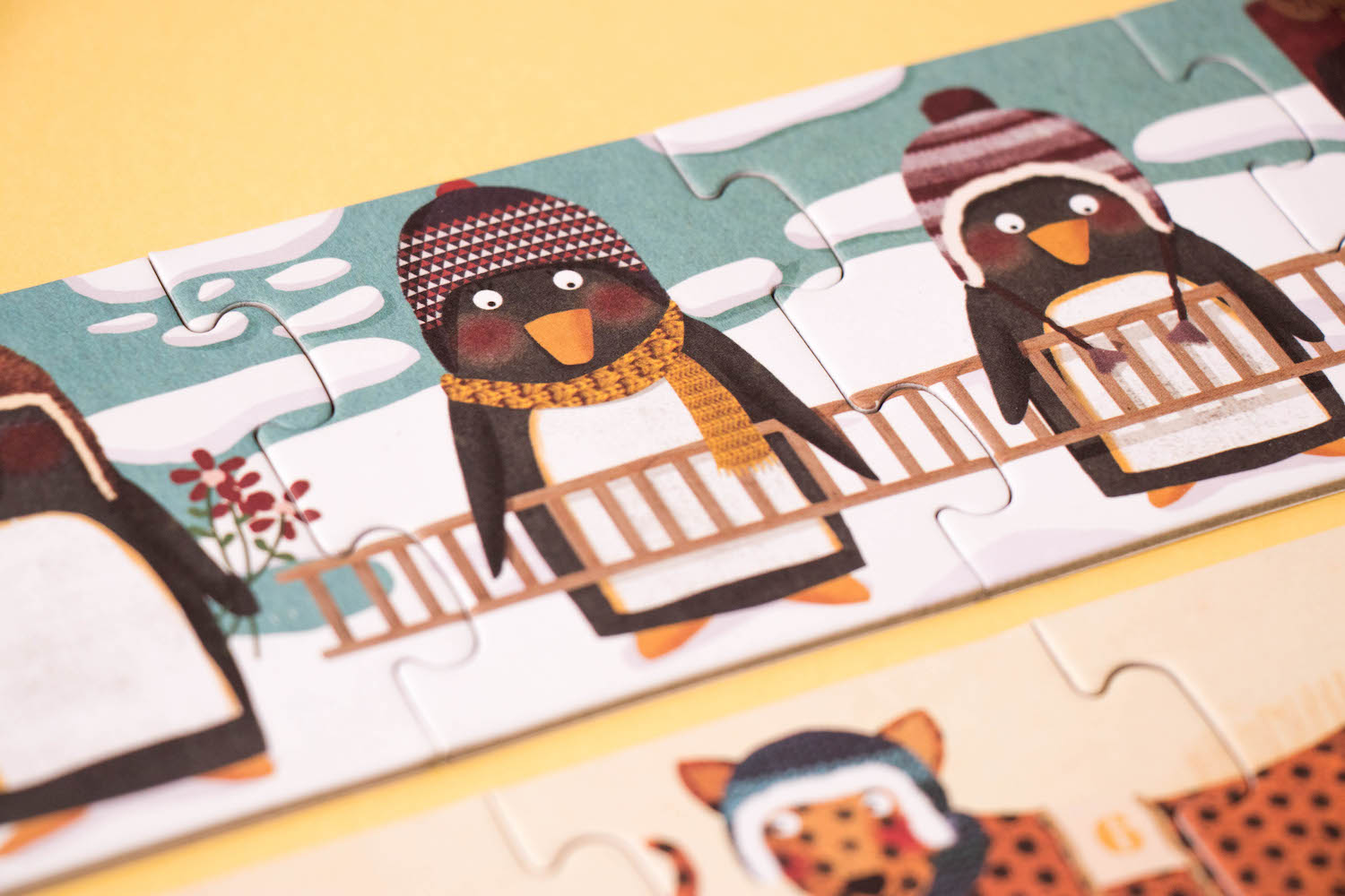Puzzle - 10 Penguins