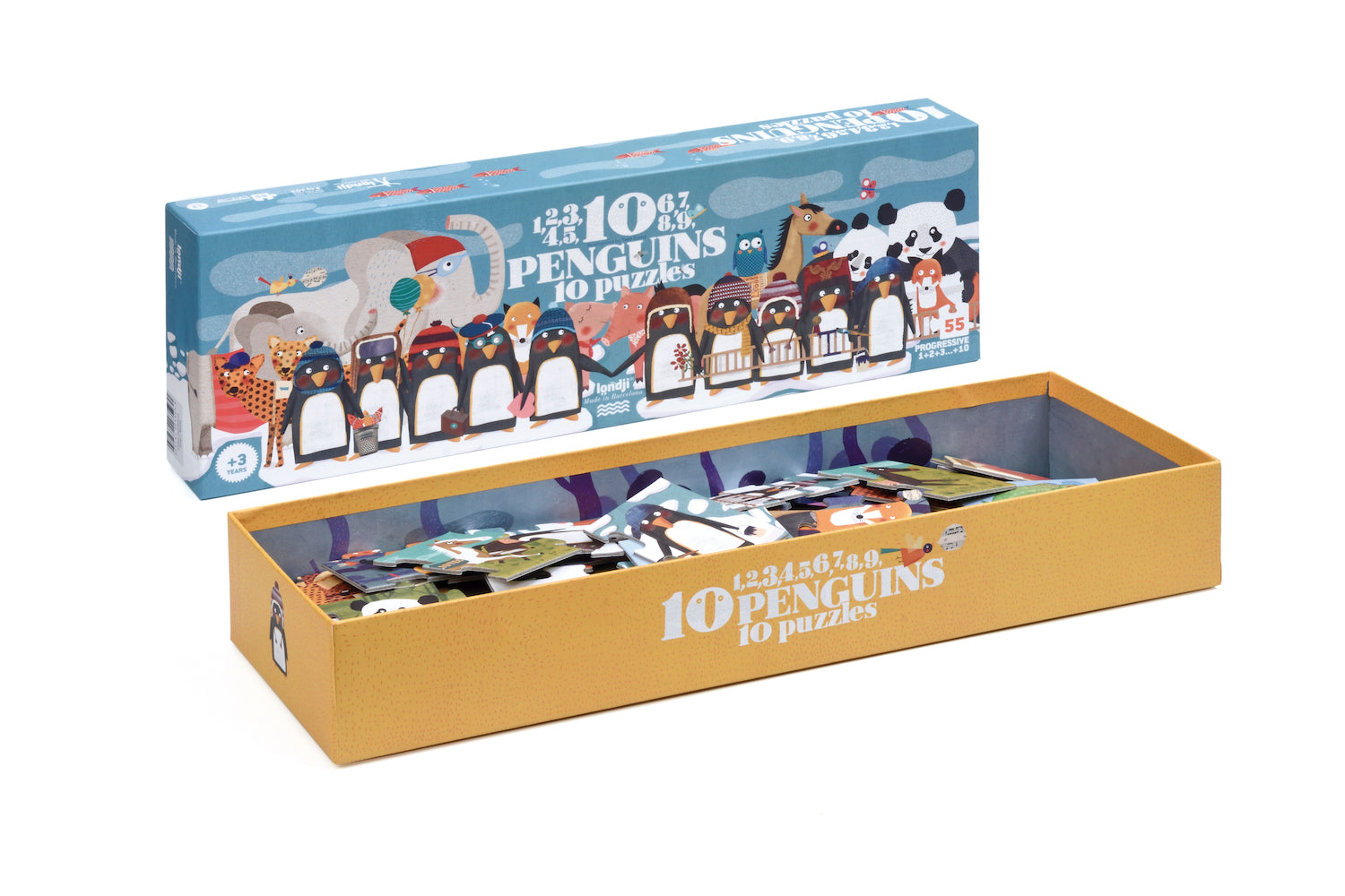 Puzzle - 10 Penguins