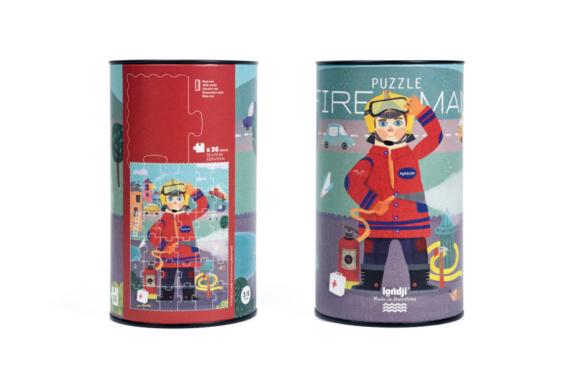 Puzzle - Fireman (tube)
