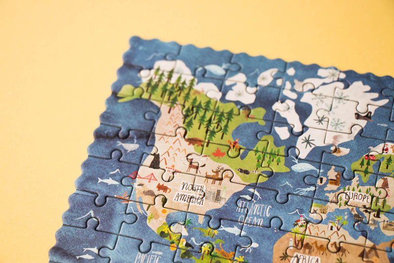 Pocket Puzzle - Discover the World -100 pcs