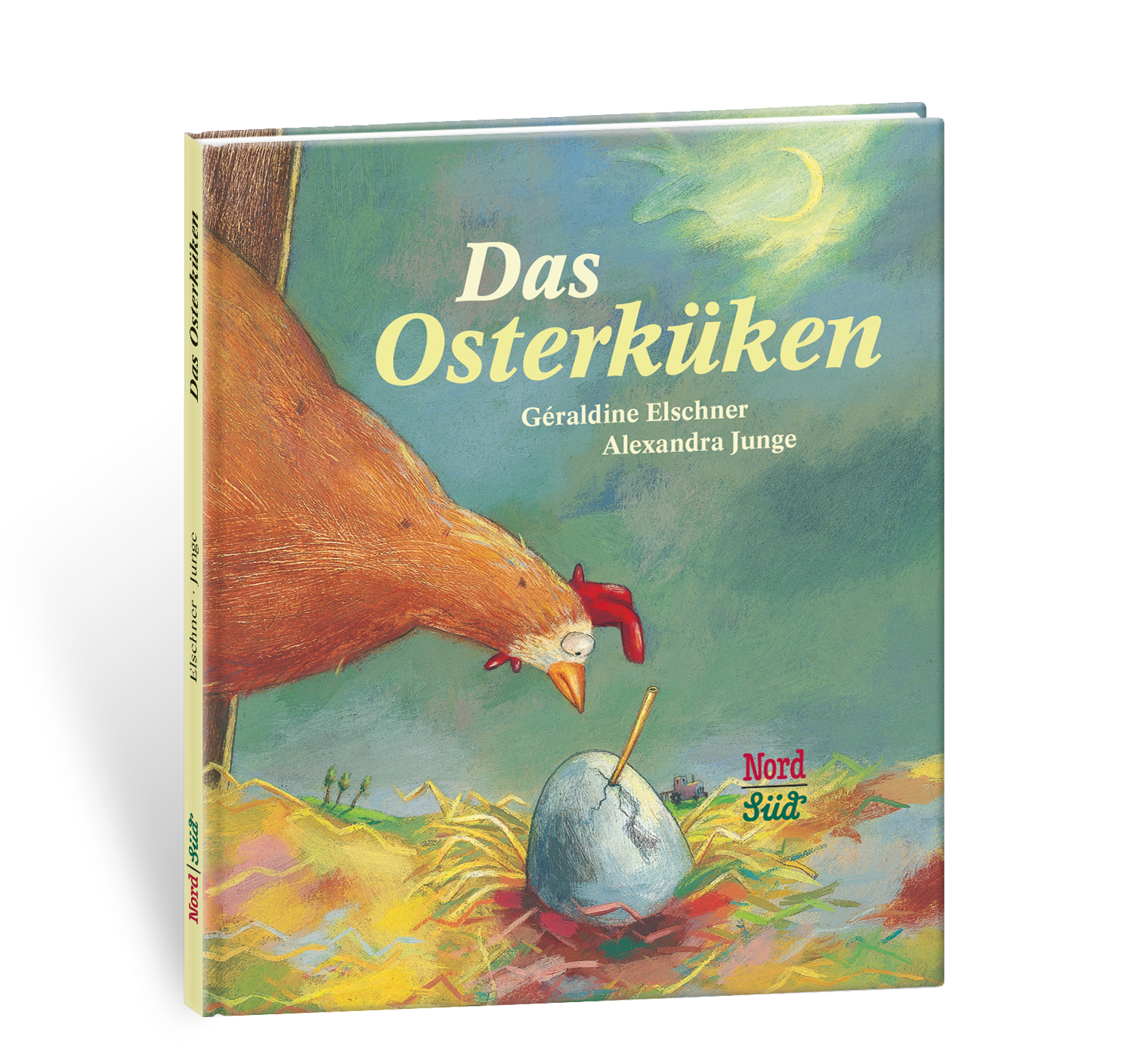 Das Osterküken.  Mini-Bilderbuch