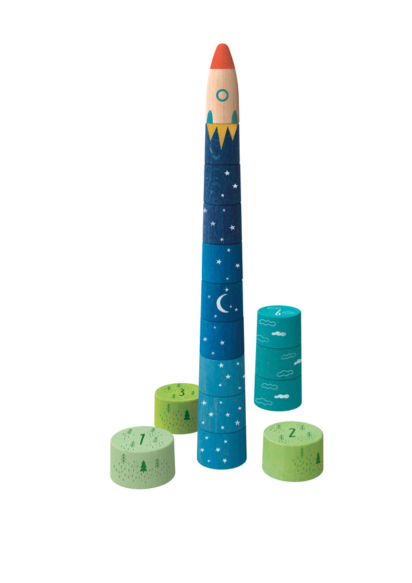 Wooden toy - Up to the stars