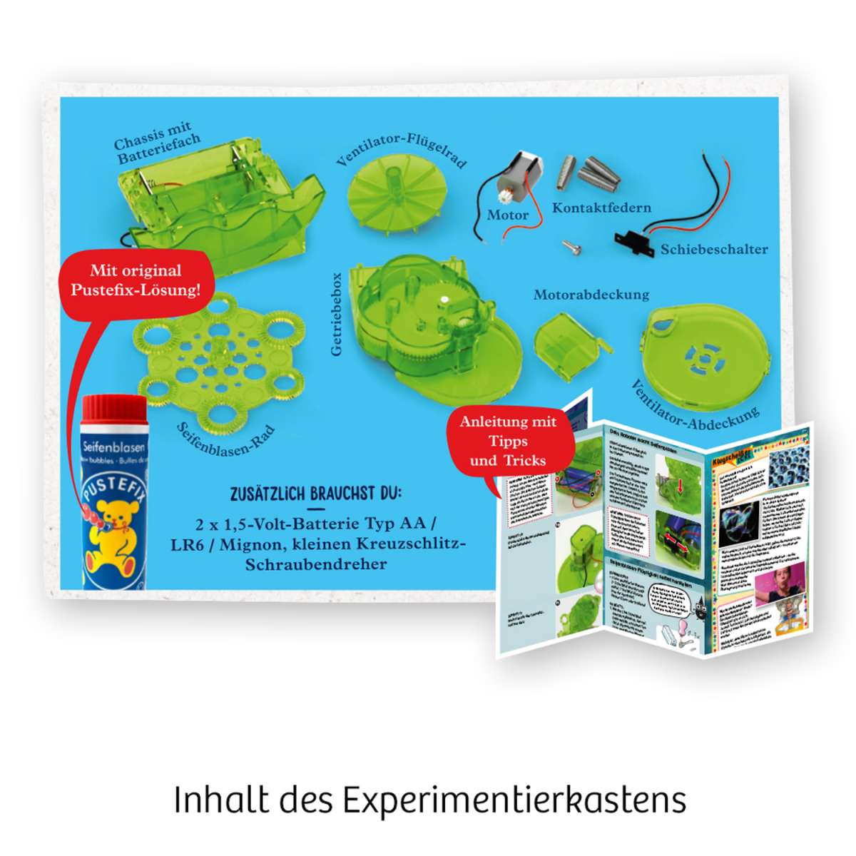 Fun Science Seifenblasen-Roboter