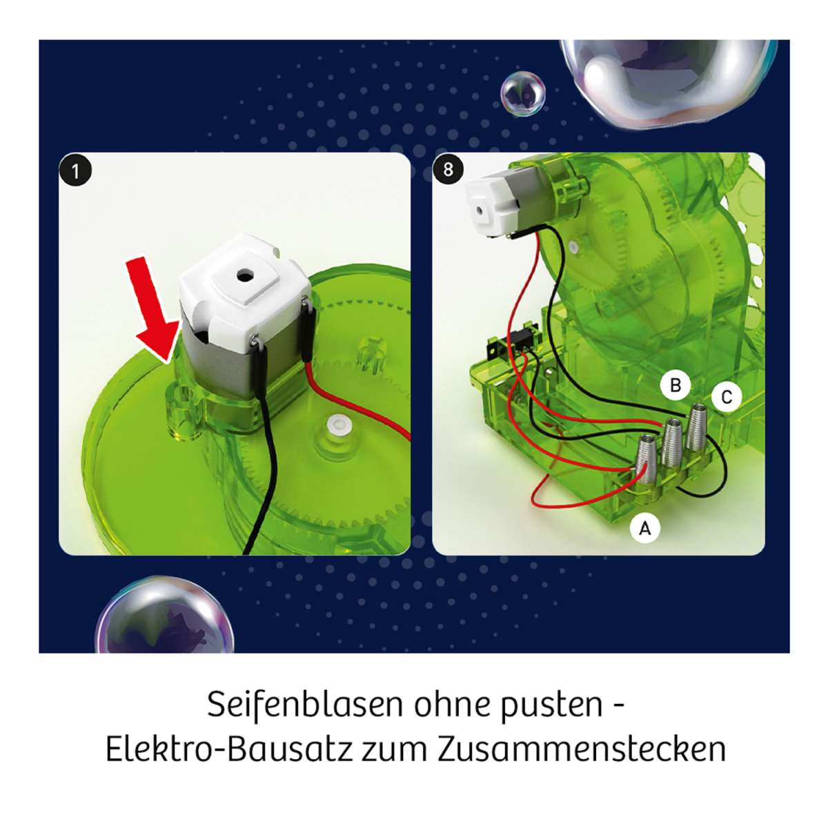 Fun Science Seifenblasen-Roboter
