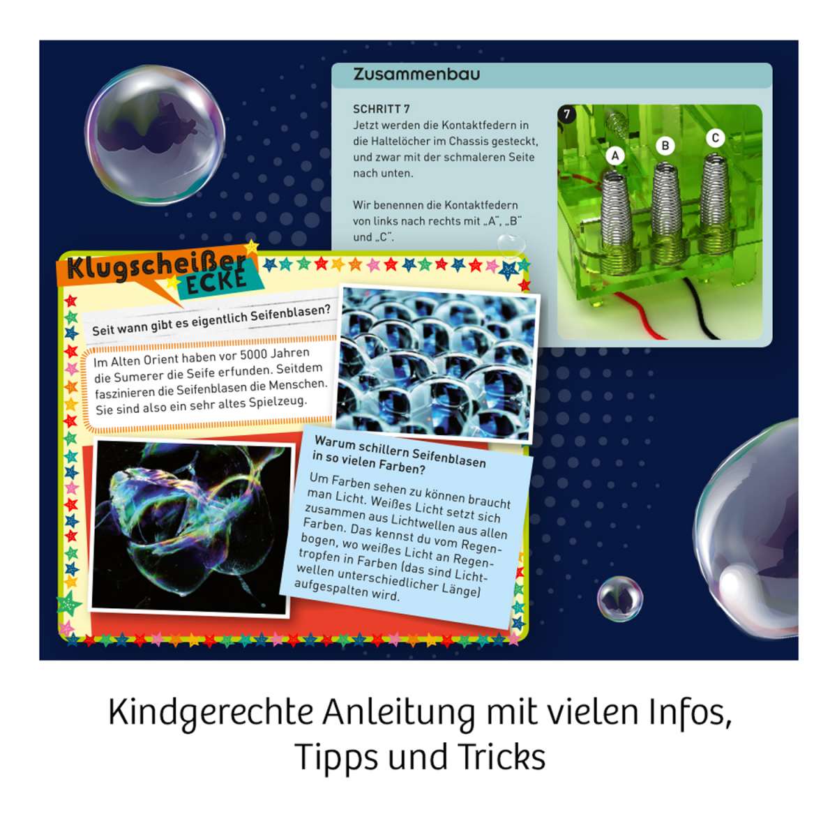 Fun Science Seifenblasen-Roboter
