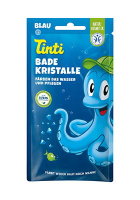 Badekristalle blau
