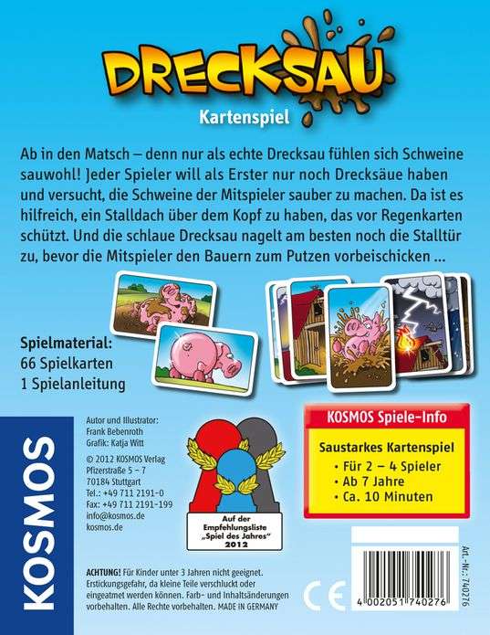 Kartenspiel Drecksau