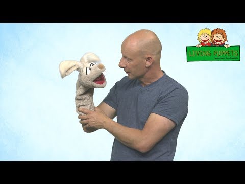Handpuppe Hase Mampfred