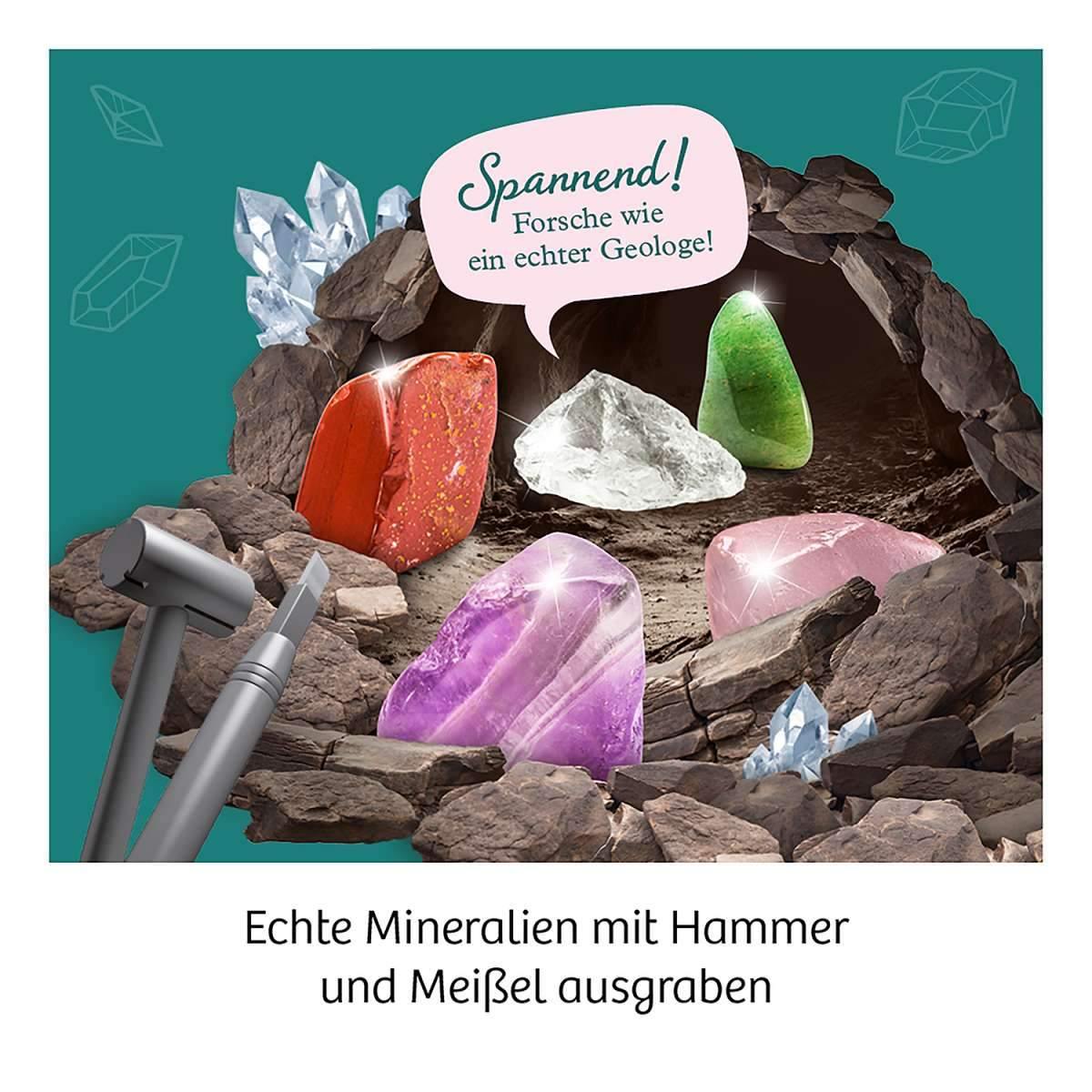 Ausgrabungsset Mineralien - WELTENTDECKER