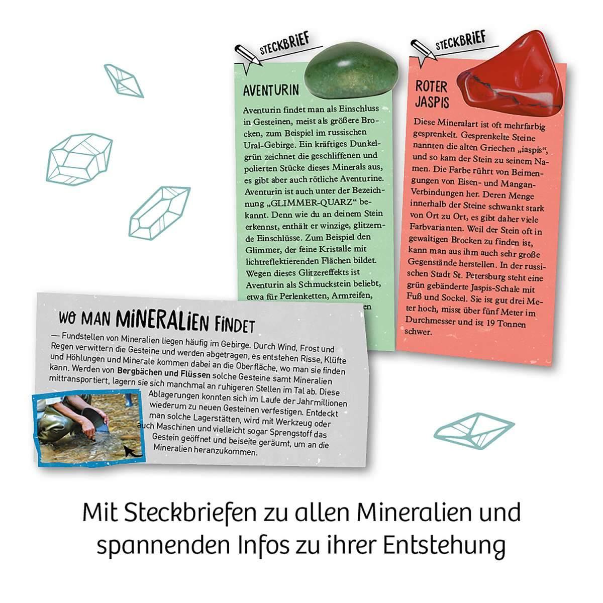 Ausgrabungsset Mineralien - WELTENTDECKER