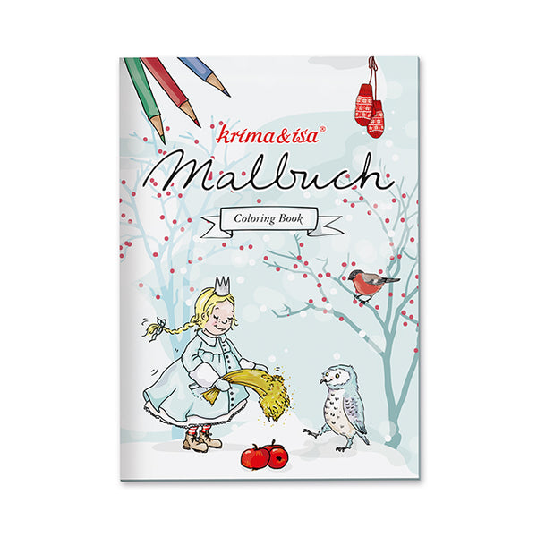 Malbuch Schneetiere