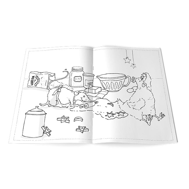 Malbuch Backmaus