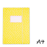 Sammelmappe Tupfer Gelb A4