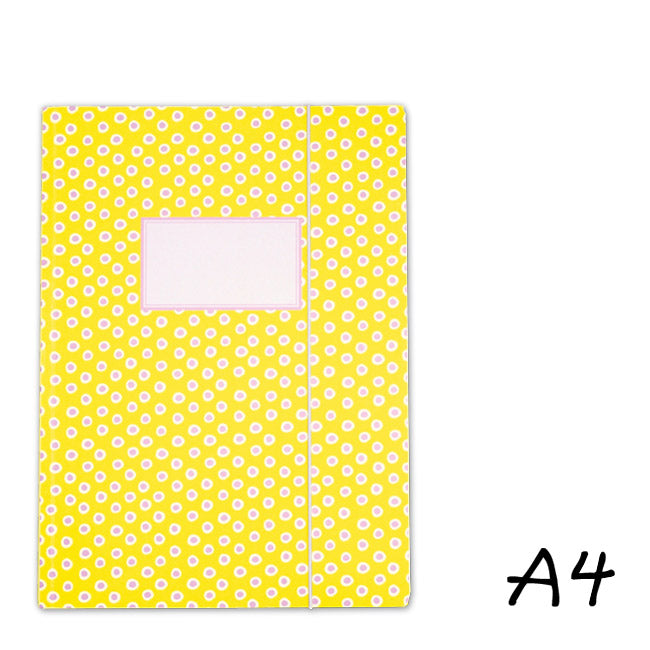 Sammelmappe Tupfer Gelb A4