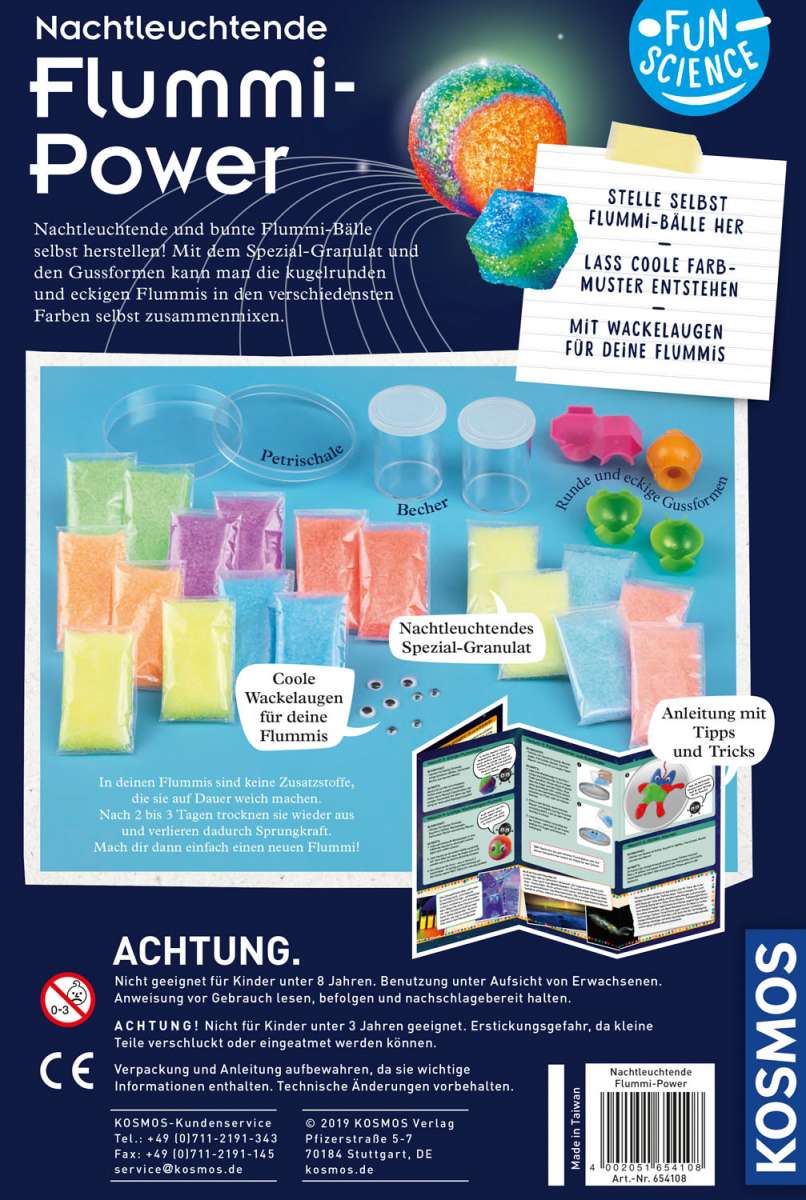 Fun Science Nachtleuchtende Flummi-Power