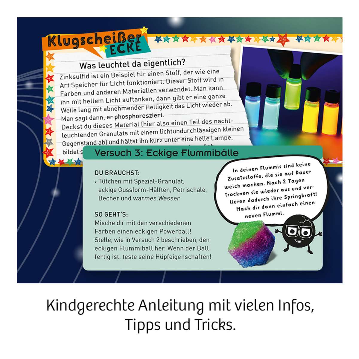 Fun Science Nachtleuchtende Flummi-Power