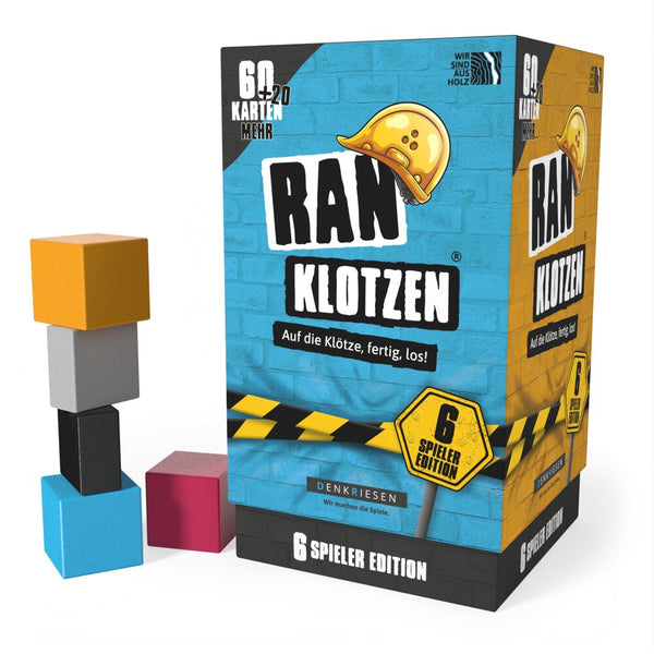 RANKLOTZEN - „Auf die Klötze, fertig, los!“ - 6 Spieler Edition