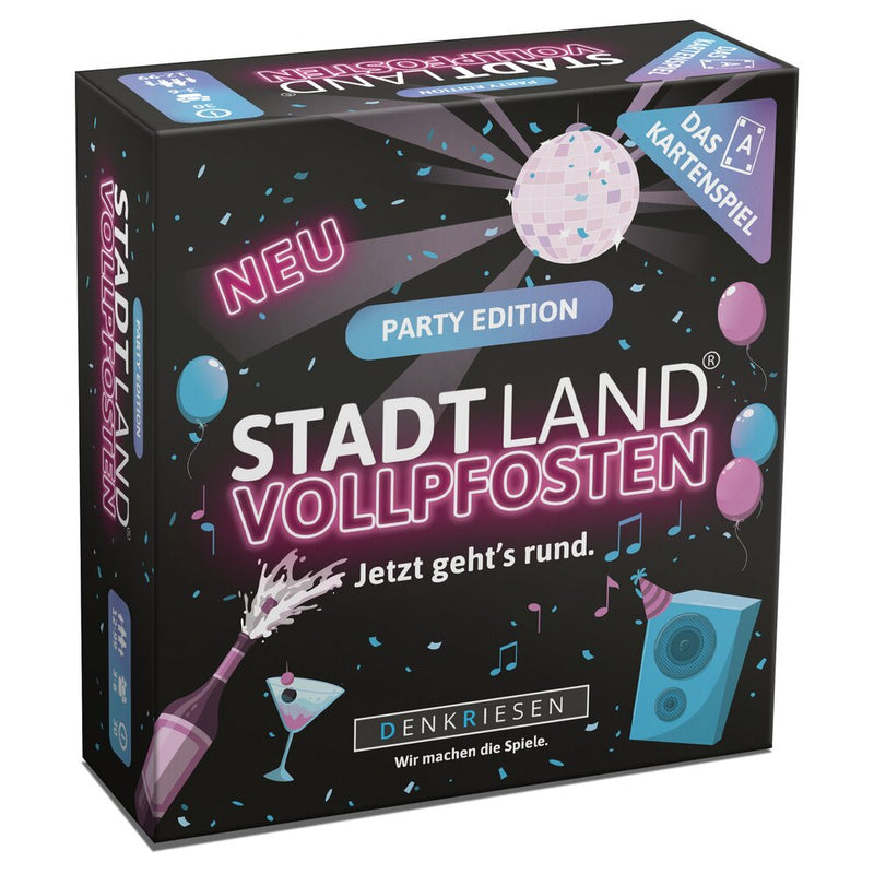 STADT LAND VOLLPFOSTEN® - Das Kartenspiel - Party Edition