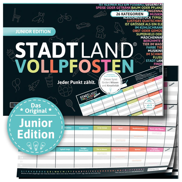 STADT LAND VOLLPFOSTEN® - Junior Edition - Für Kinder und Jugendliche
