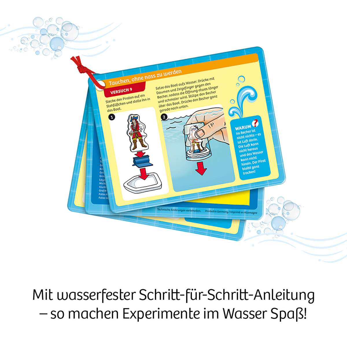 Experimente für die Badewanne