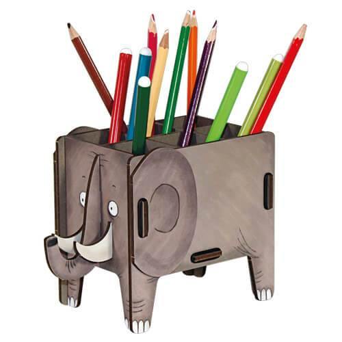 Vierbeiner STIFTEBOX - Elefant - WELTENTDECKER